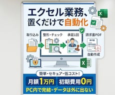 エクセルの転記と請求書作成を自動化しますます イメージ1