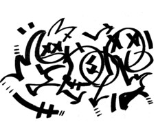 あなたの好きな綴りでグラフィティのタグを描きます ヘッダー、アイコン画像、チームロゴデザインが欲しい方
