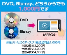 DVD/BDよりMP4変換（同一料金）します オーサリング等で培った技術力で作業します！