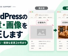 WordPressの文章・画像を修正します イメージ1