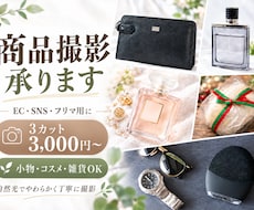 EC・SNS用の商品写真を3カット撮影します イメージ1