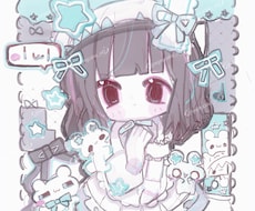 おまかせ☆簡易ゆめかわアイコン作成します わたしの感性でおえかきさせていただく簡易用のコースです！