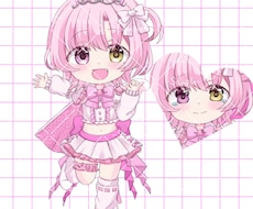 ゆる作画 ミニキャラ SDキャラ 描きます 簡易作画 可愛いミニキャラ作成します！