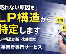 LPのセールスコピー添削・文章の改善を診断します 買われない原因を徹底解剖！離脱の特定と具体的な改善案を提示