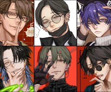 アイコン・TRPG立ち絵・動画サムネを描きます アニメっぽさを残したちょっとリアルな塗りが得意です