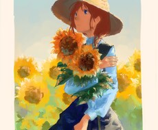 一枚絵から立ち絵まで、イラストなんでも描きます イメージ1