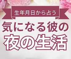 気になる彼（夫）の夜の生活を占います 彼の生年月日から好みのタイプやシチュエーションをお教えします