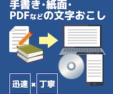 書面・画像・PDFなどをパソコンデータに起こします イメージ1