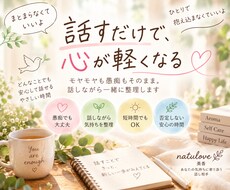 まとまらない気持ちをゆっくりお聞きします イメージ1