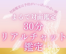 30分リアルチャット形式で占います イメージ1