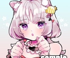 SNSアイコン、個人観賞イラストなど制作いたします イメージ1