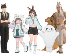 あなたのオリキャラを3Dモデル化します あなただけの3Dモデルで活動してみませんか？