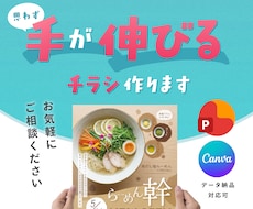 Canva・パワポでも編集できるチラシ制作します 低価格で丁寧、高クオリティなデザインをご提供！