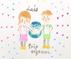 ポストカードに似顔絵を描きます イメージ1
