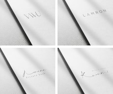 文字ロゴ・ブランド名・商品名の文字をデザインします 文字の魅力を引き出すシンプル設計