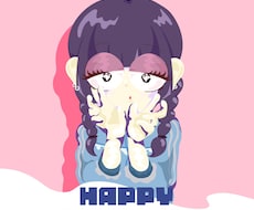 ポップで可愛いイラストを作成します イメージ1