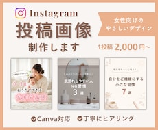 Instagram投稿画像をCanvaで制作します イメージ1