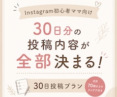 Instagram投稿プランを作成します イメージ1