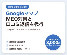 MEO対策とGoogle口コミ返信を代行します イメージ1
