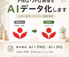 画像をAI・SVGベクター化します イメージ1