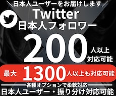 Twitter日本人フォロワー200人増やします イメージ1