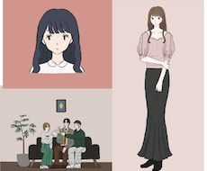 オシャレな人の絵描きます イメージ1