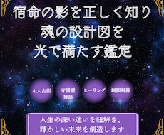 四柱推命と守護霊対話で人生の転機を精密に視ます 仕事運や金運人間関係のバイオリズムを網羅した生涯の開運図