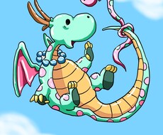 ゆるふわ系のイラストを書きます イメージ1