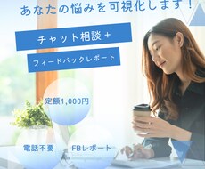 チャットで悩みを整理し書面でフィードバックします イメージ1