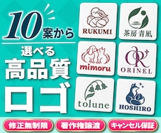 10案から選べる、事業に合うロゴを作成します イメージ1