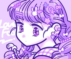 ポップでキュートなアイコン描きます 目を惹くかわいいアイコンをお求めの方へ