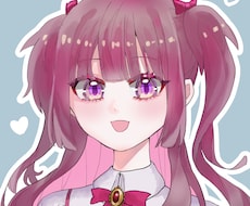 繊細で色鮮やかなSNSアイコン 描きます 顔、バストアップ対応！追加で腰下までも可能