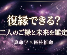 復縁できる？二人のご縁を鑑定します イメージ1