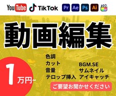 動画編集で魅力を引き出します