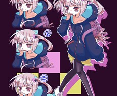 デフォルメ強めの可愛いキャラクタデザインします イメージ1