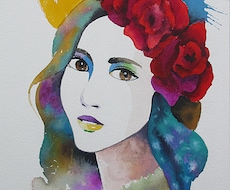 手描きによる似顔絵をオシャレに魅力的に描きます イメージ1