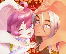目を引く歌ってみた・配信用の一枚絵イラスト描きます イメージ1