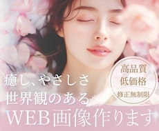 女性専用モニター1,500円♪WEB画像を作ります 優しくてあたたかい心に響くWEB画像を一緒に作ります♪