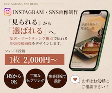 集客につながるInstagram投稿画像制作します イメージ1