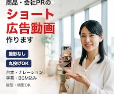 商品・会社PRのショート広告動画を作ります イメージ1