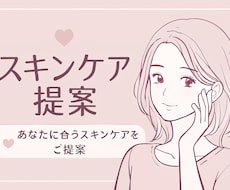 肌悩みに合わせたスキンケアを提案します イメージ1