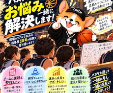 バスケ指導の悩み相談・練習メニューを提案します 指導歴18年！現役コーチが課題に合わせて改善策を提案！