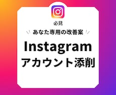 あなた専用の改善案｜Instagram最適化ます イメージ1