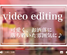 Youtube・PR・広告動画の編集承ります イメージ1
