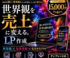 集客導線を設計する完全オリジナルLP制作ます イメージ1