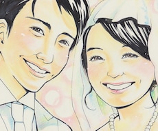1～2名様用 似顔絵オーダー 記念日贈答承ります イメージ1