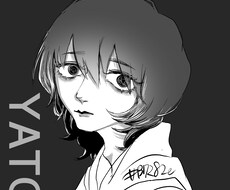 SNSなどに使えるオリジナルのアイコンを制作します ダークな美しいイラストを早めにお届けします！