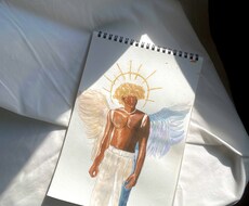 アクリル絵の具かアナログで人物など描きます イメージ1