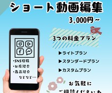 ショート動画作成します イメージ1