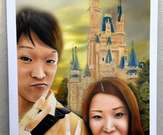 エアブラシでウェルカムボードや人物画を描きます イメージ1